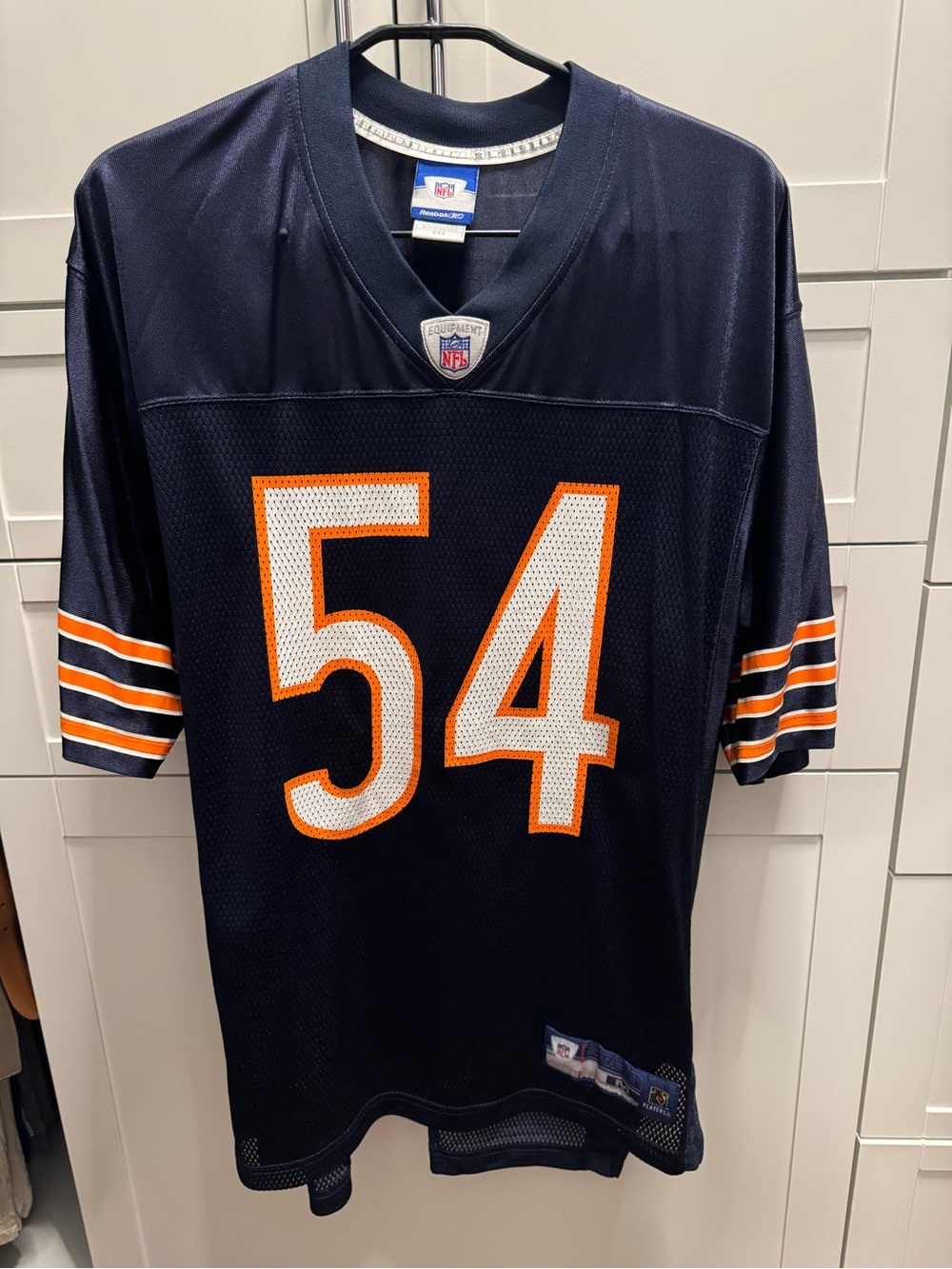 Brian Urlacher Chicago Bears Reebok NFL Jersey #54 Men’s M Vintage Hall of Fame